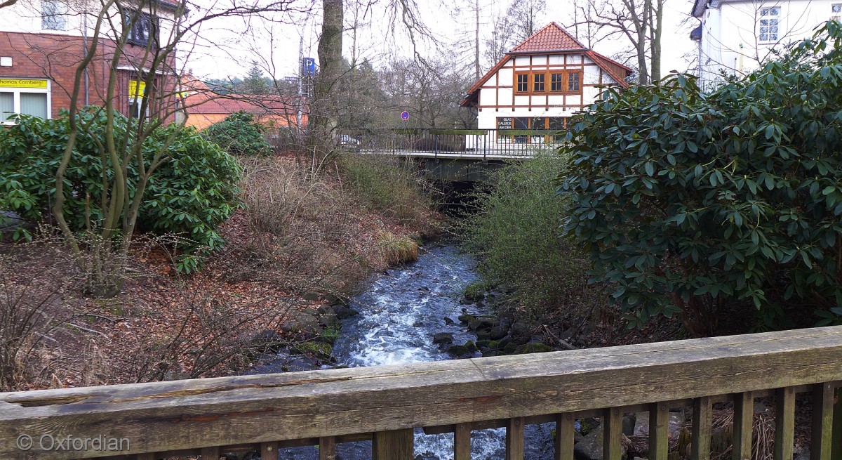 Munster (Örtze), Abfluß des Mühlenteiches.