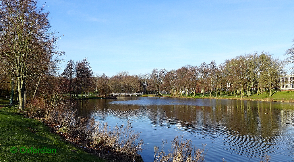 Munster (Örtze), Mühlenteich in der Stadtmitte.