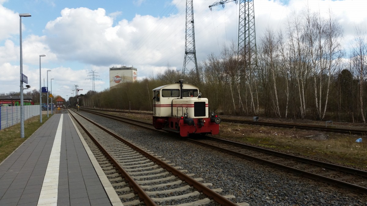 Museumseisenbahn Friesoythe-Cloppenburg beim Umsetzen in Cloppenburg