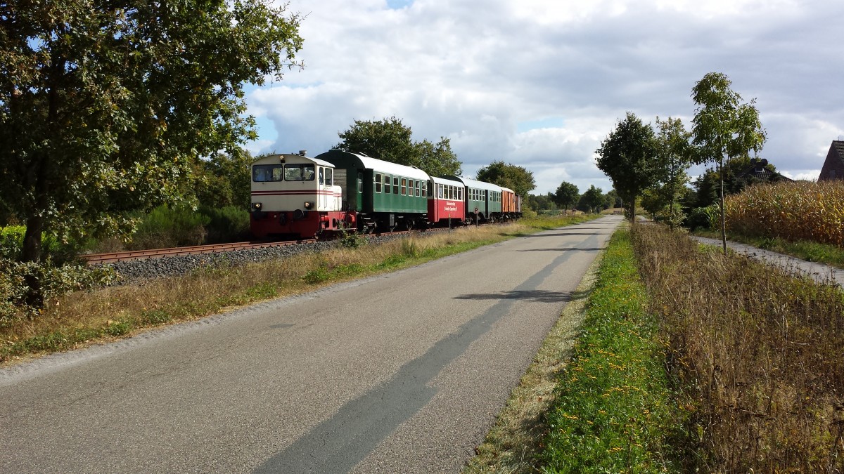 Museumseisenbahn Friesoythe-Cloppenburg zwischen Garrel und Bösel