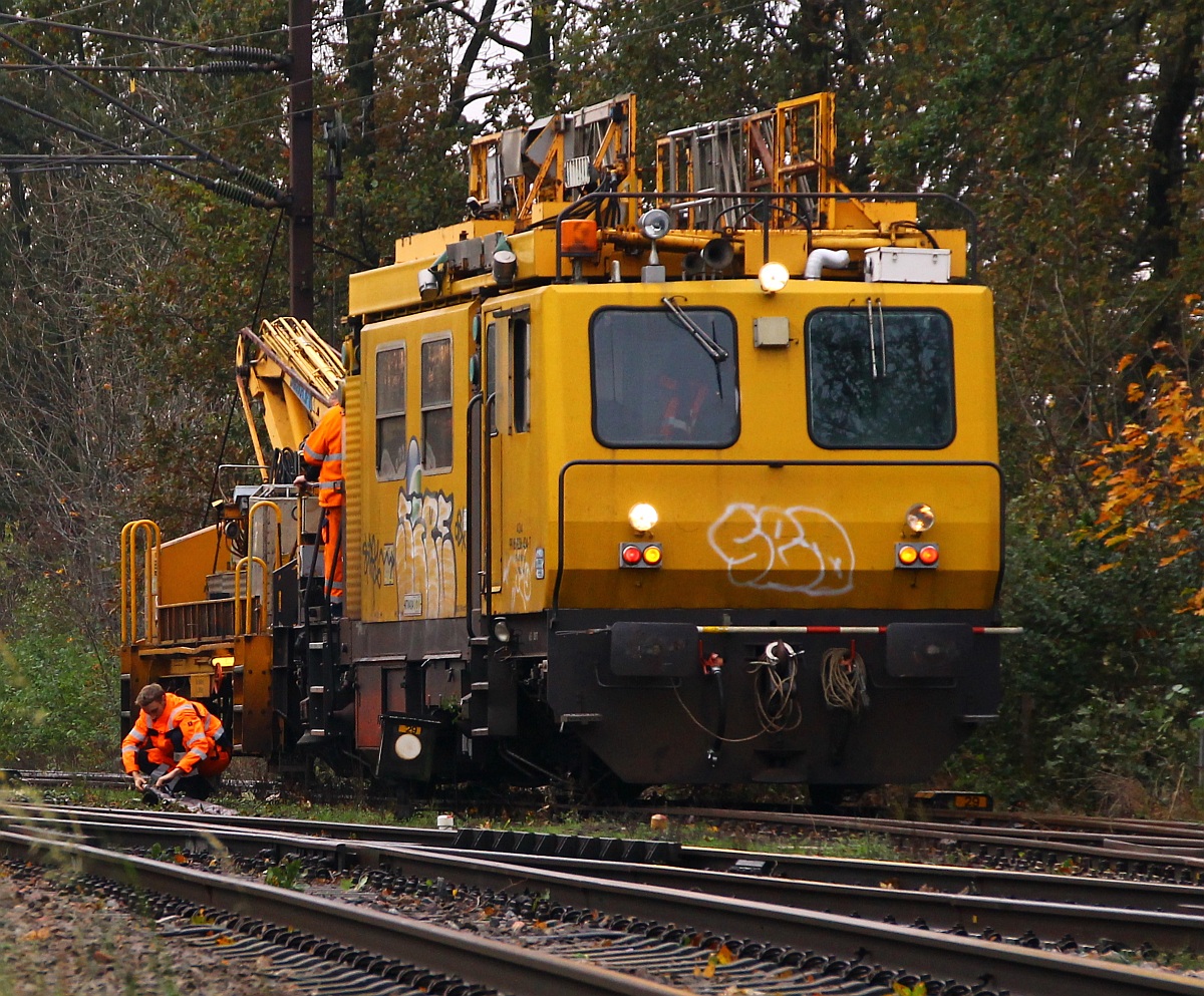 Nach Beendigung der Arbeiten wurde aufgeräumt und wenig später fuhr der DSB/Enterprise ORT/MTW 434 zum DB Hauptgebäude. Padborg 31.10.13