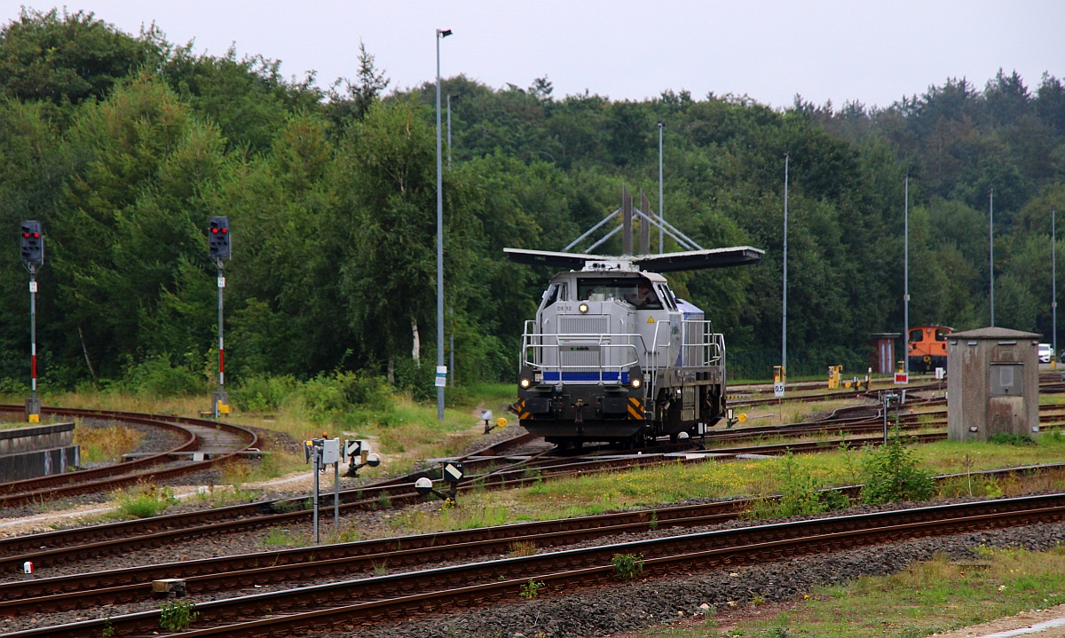 Nach ner guten Stunde Frühstück dieselte die DE 12 Richtung Husum Nord raus um den Leerpark zu holen. Husum 19.08.2022