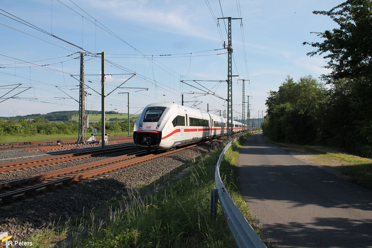 Nachschuss auf ICE1111 Berlin - Mnchen bei Ebensfeld. 20.05.24