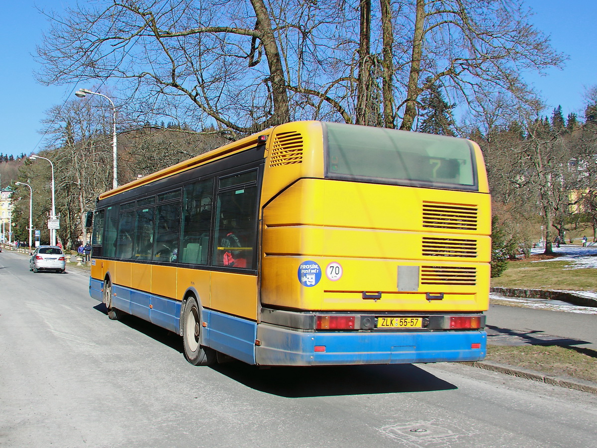 Nachschu auf Karosa Bus am 25. Februar 2018 in Marienbad (Tschechin).