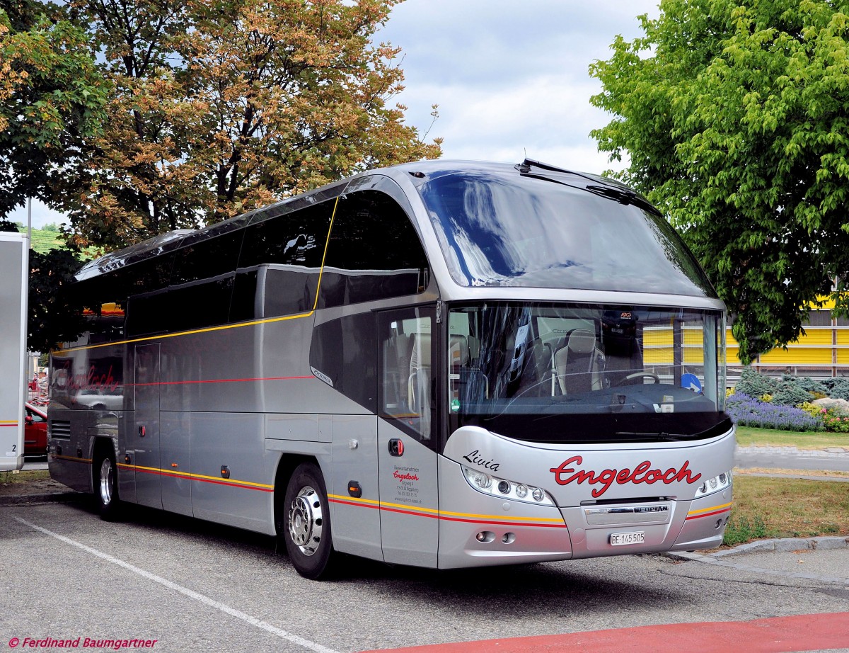 NEOPLAN CITYLINER von ENGELOCH/Schweiz im Juli 2013 in Krems gesehen.