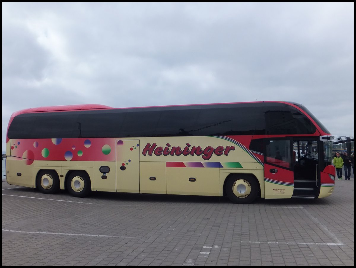 Neoplan Cityliner von Heininger aus Deutschland im Stadthafen Sassnitz.