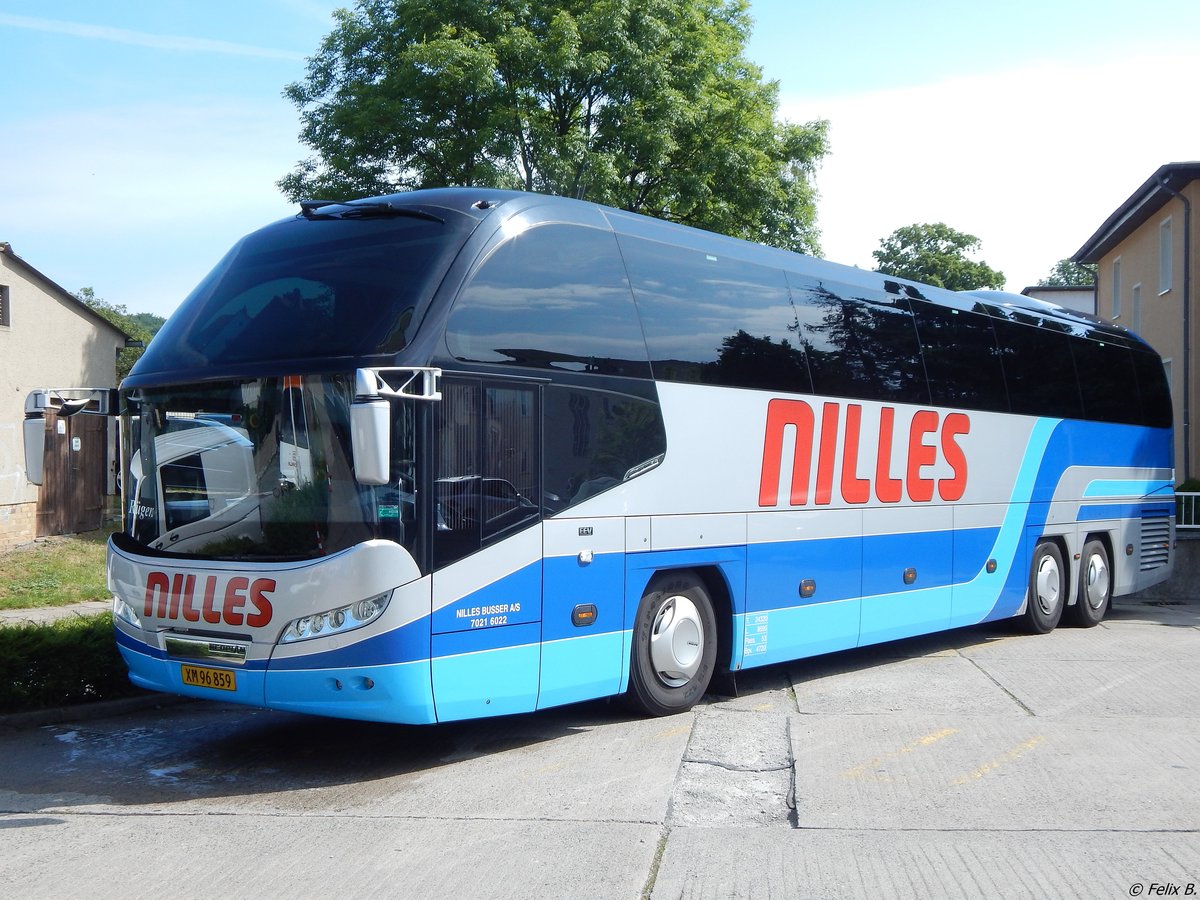 Neoplan Cityliner von Nilles aus Dänemark in Sassnitz.