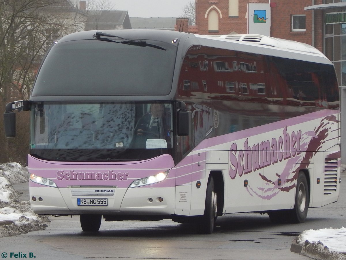 Neoplan Cityliner von Schumacher aus Deutschland in Neubrandenburg. 