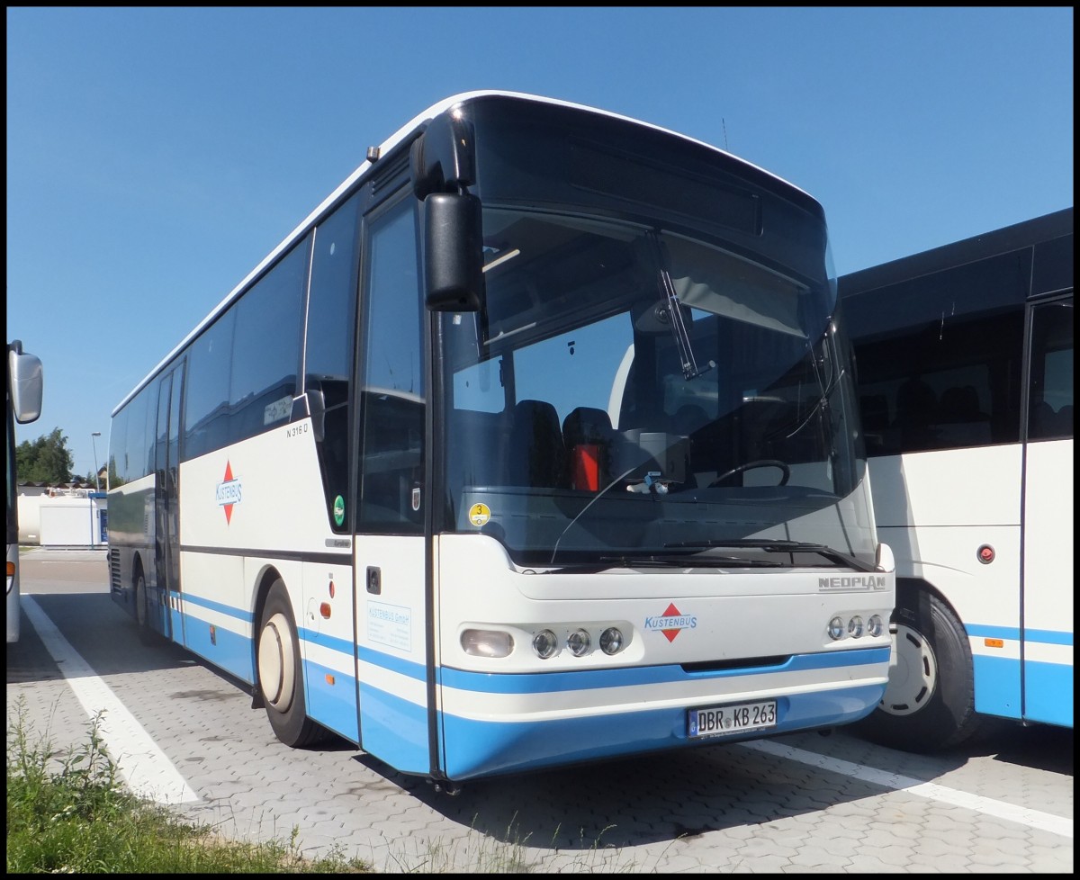 Neoplan Euroliner der Kstenbus GmbH in Rostock.