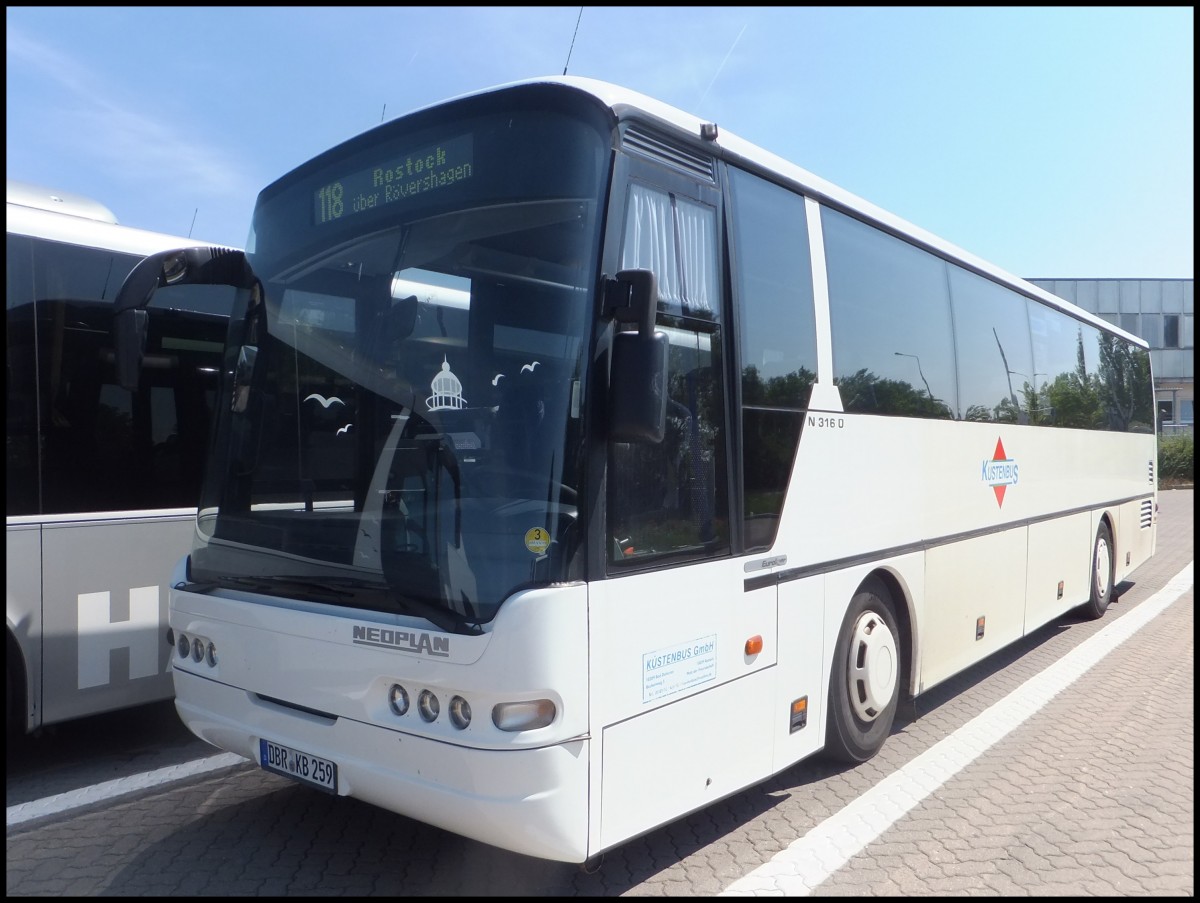 Neoplan Euroliner der Kstenbus GmbH in Rostock.