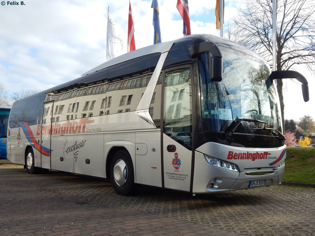 Neoplan Jetliner von Benninghoff aus Deutschland in Bergen.