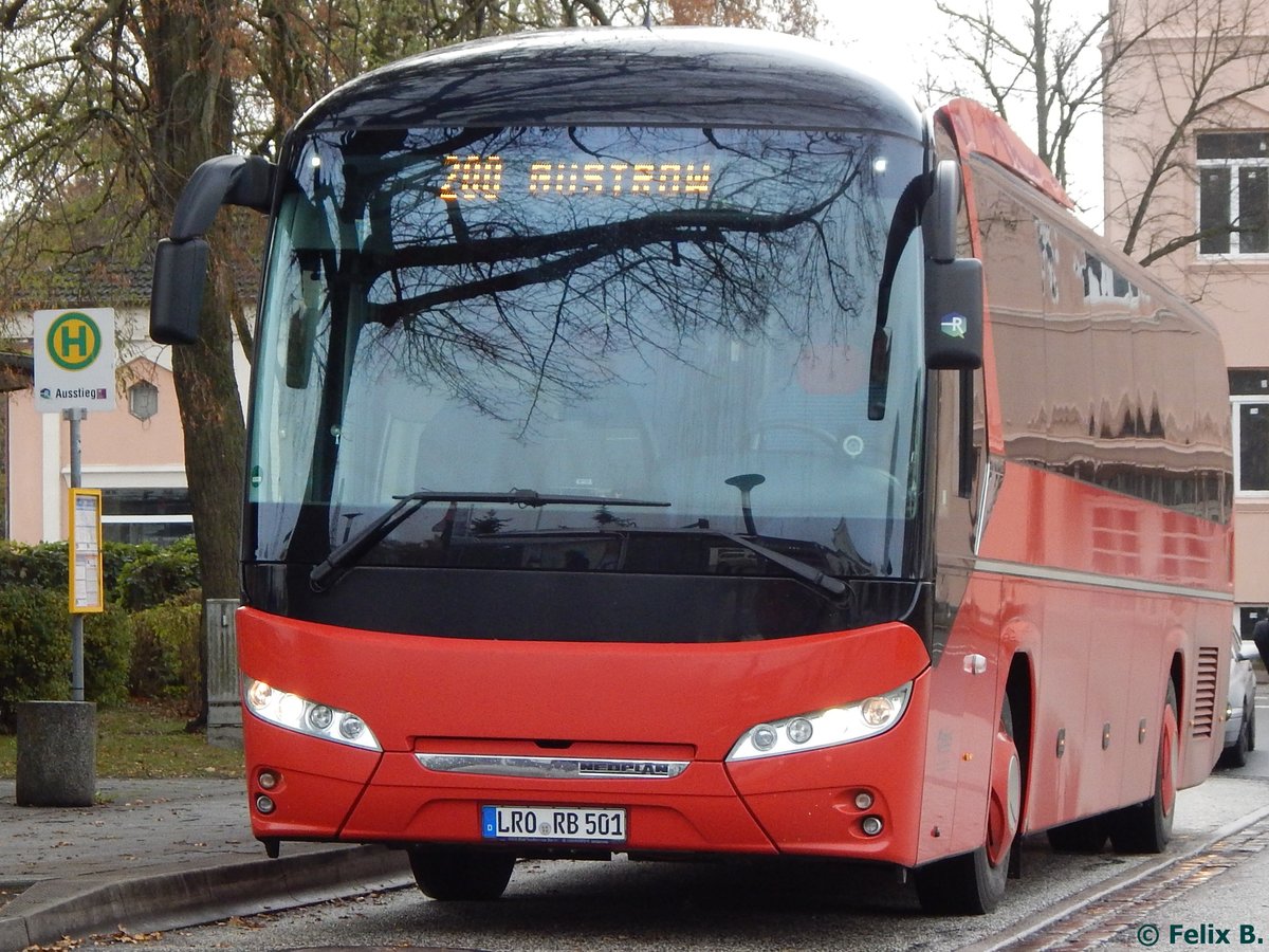 Neoplan Jetliner von Regionalbus Rostock in Güstrow. 