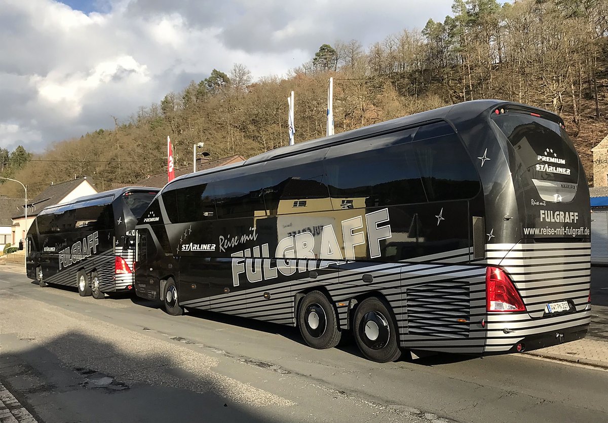 Neoplan STARLINER von der FULGRAFF Touristik aus der BRD. Bildleihgabe von Fulgraff.