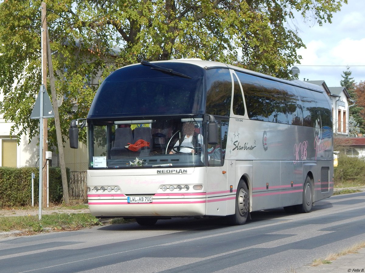 Neoplan Starliner von KB Reisen aus Deutschland in Mukran.