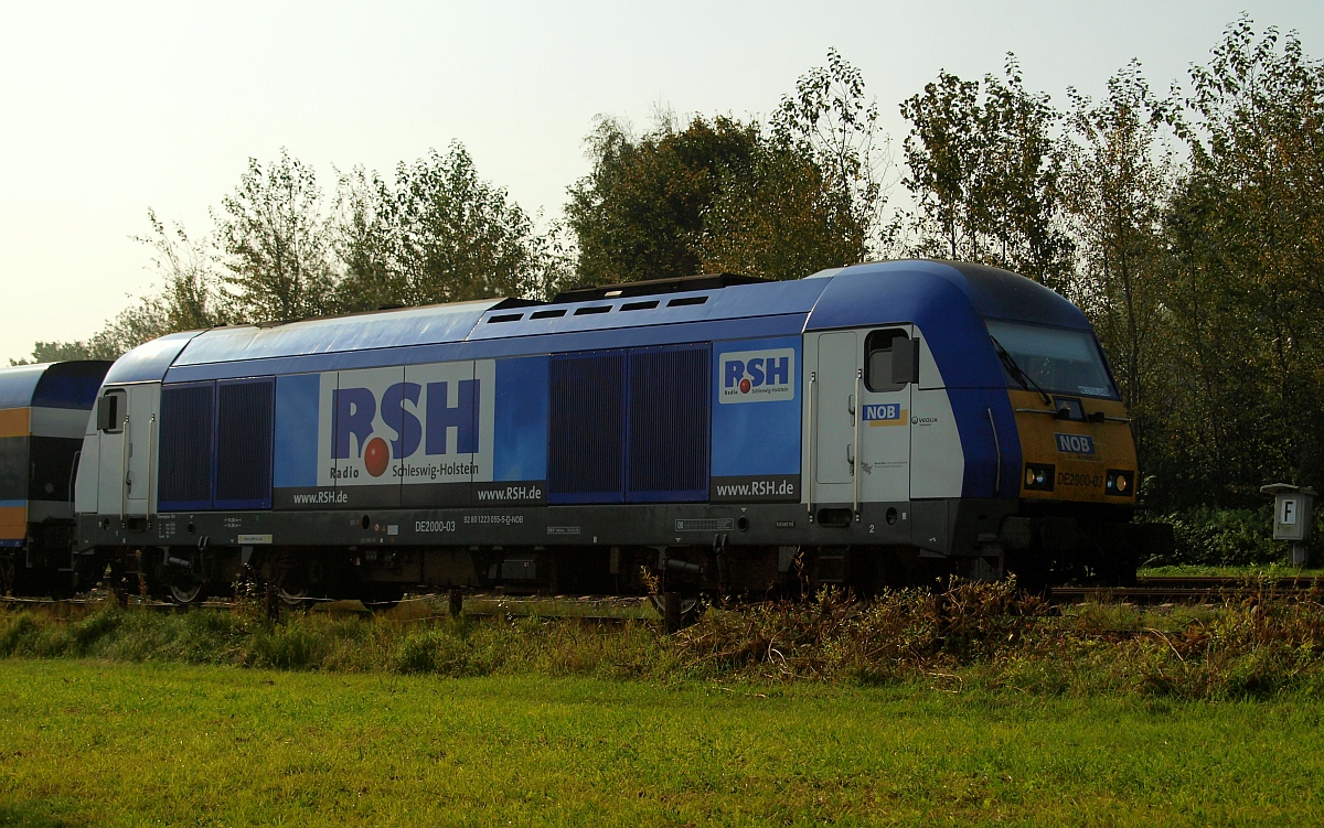 NOB 223 055-5 DE 2000-03  RSH , Niebüll, 02.10.2011