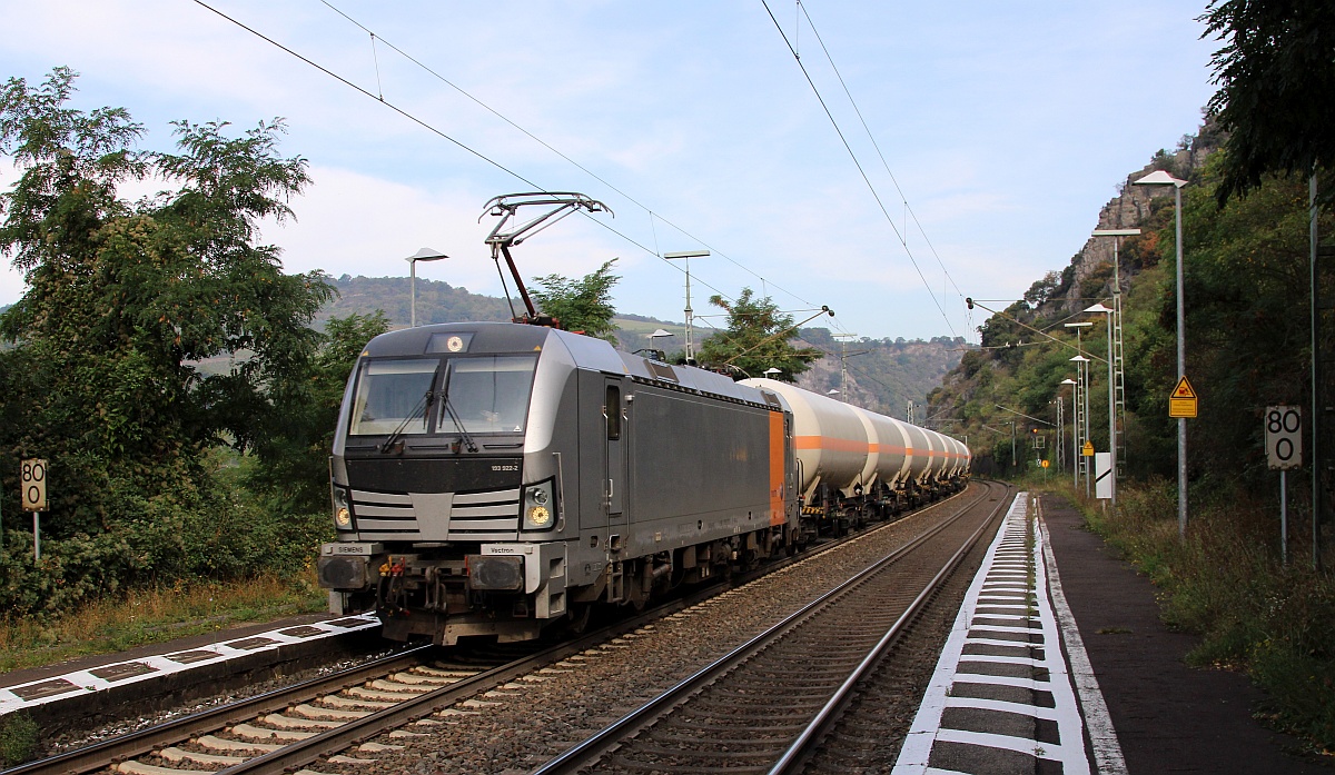 NRAIL 193 922-2 (MMAL/03.12.20) mit Kesselzug. Lorchhausen 14.09.2021