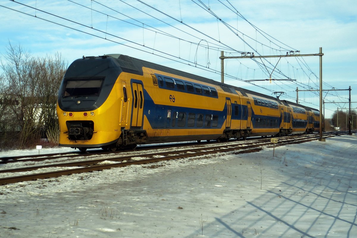 NS 9469 passiert am 16 Februar 2021 Wijchen.