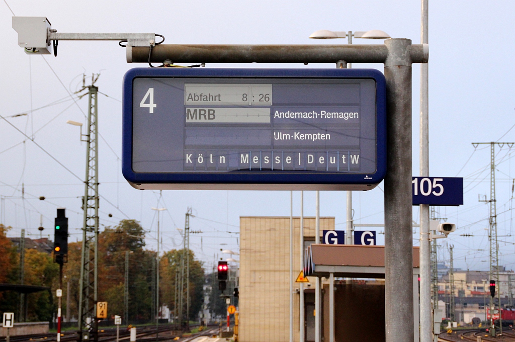 Ob dieser Laufweg so korrekt ist?? Gesehen Koblenz Hbf 29.09.2012