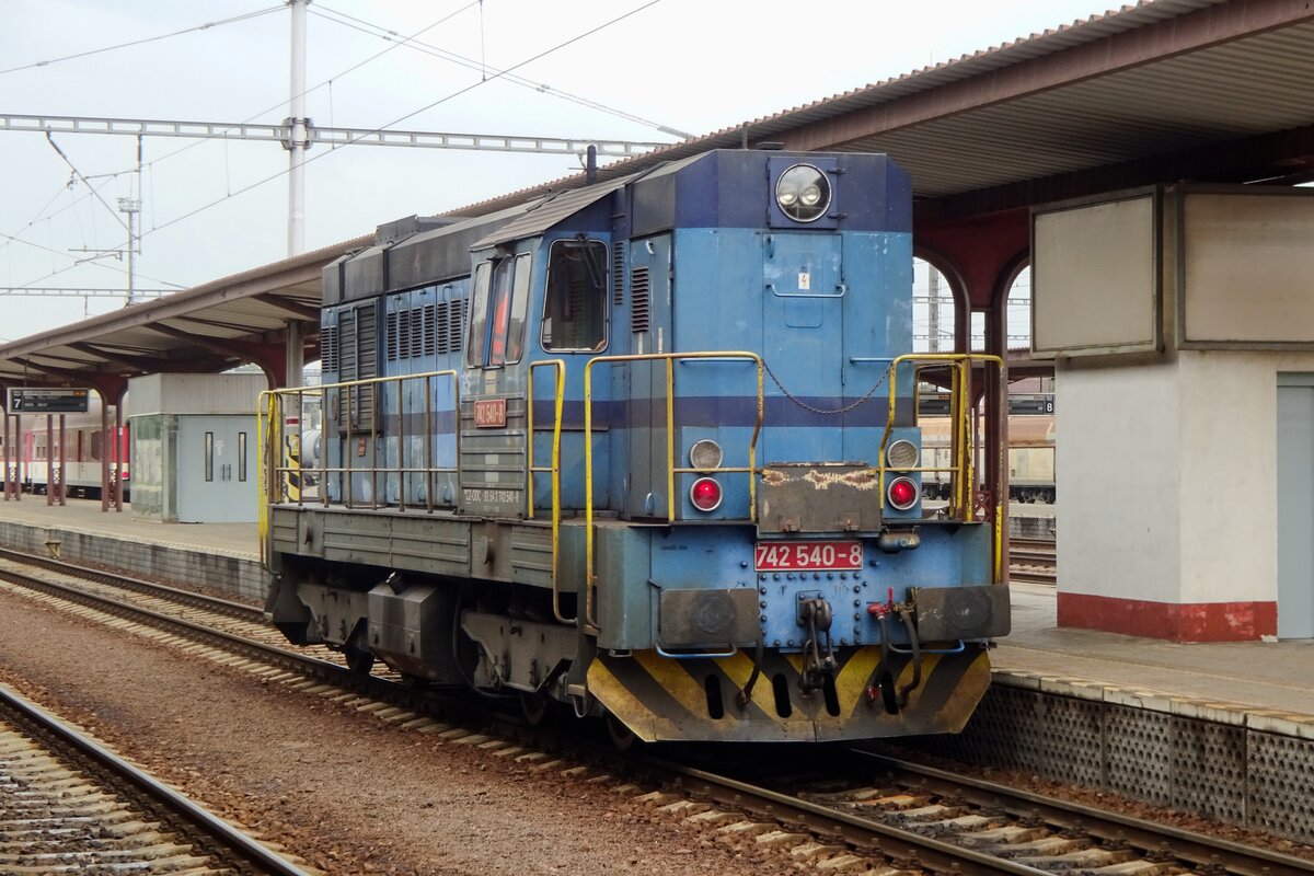 ODOS 742 540 durchfahrt das Slowakischen Leopoldov am 26 Augustus 2021.