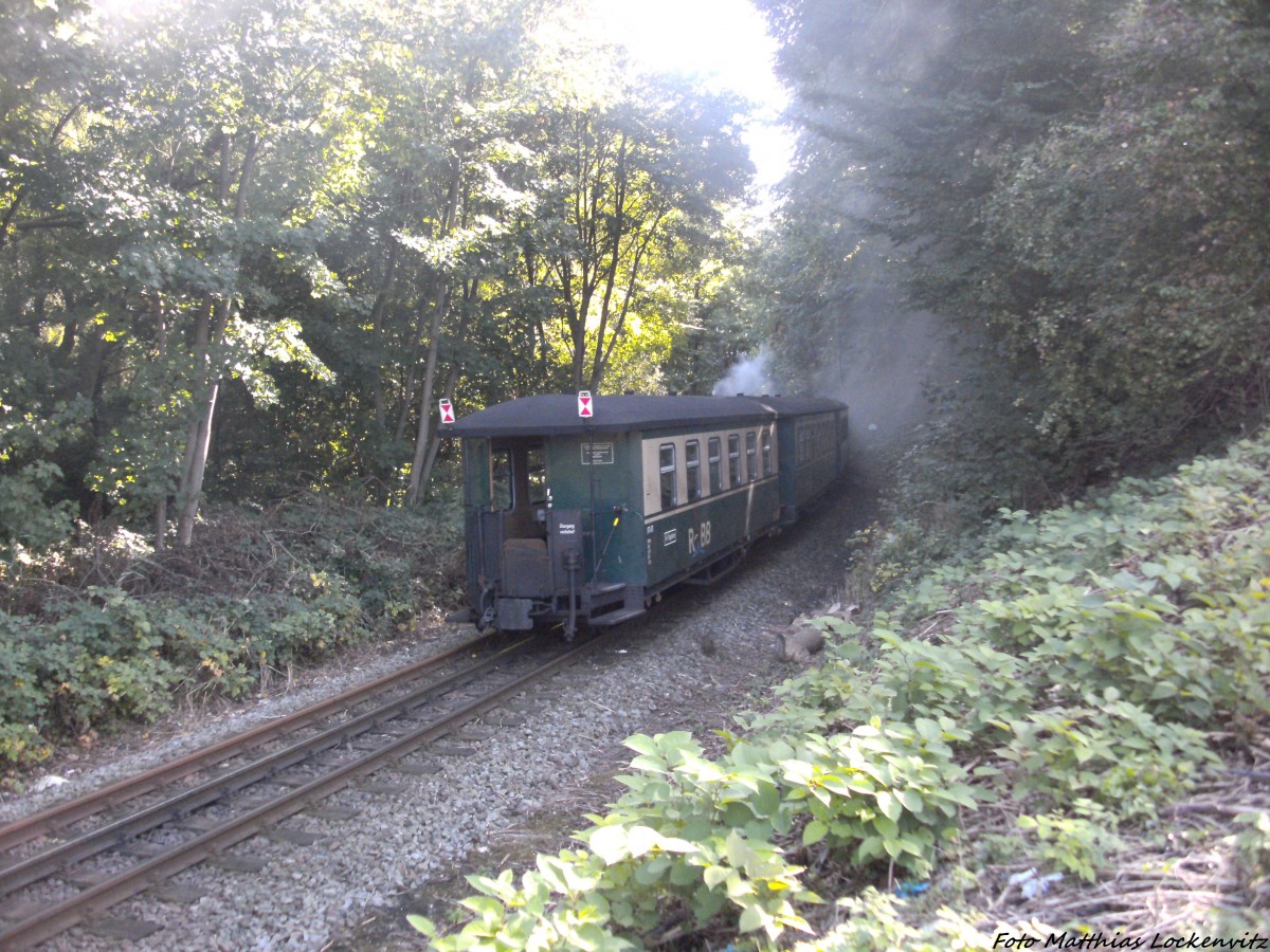 Ohne 2 Lok ging es fr RBB 99 4011 nach Lauterbach Mole am 30.9.13