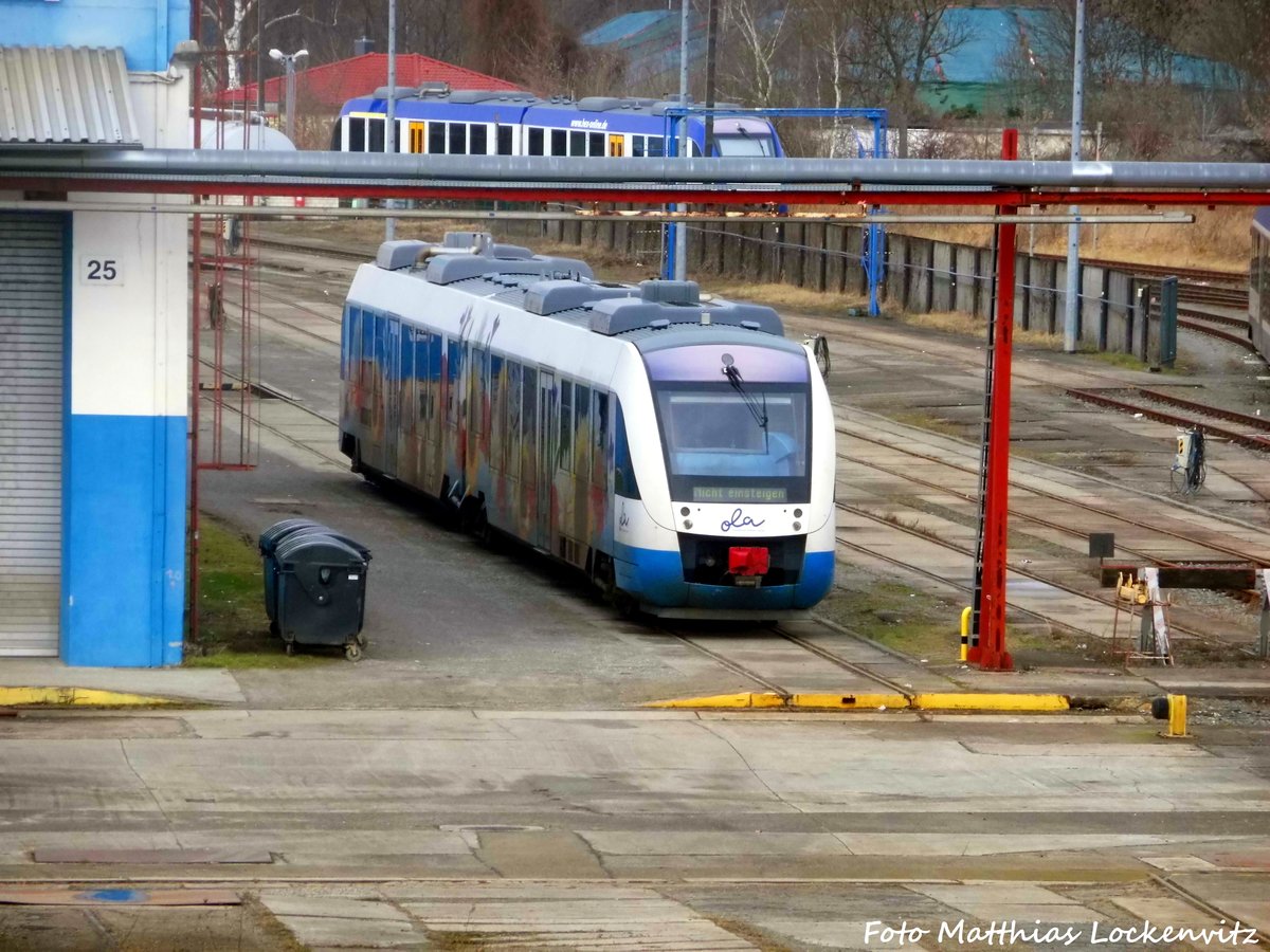 OLA VT 706 abgestellt an der VIS Halberstadt am 20.2.17