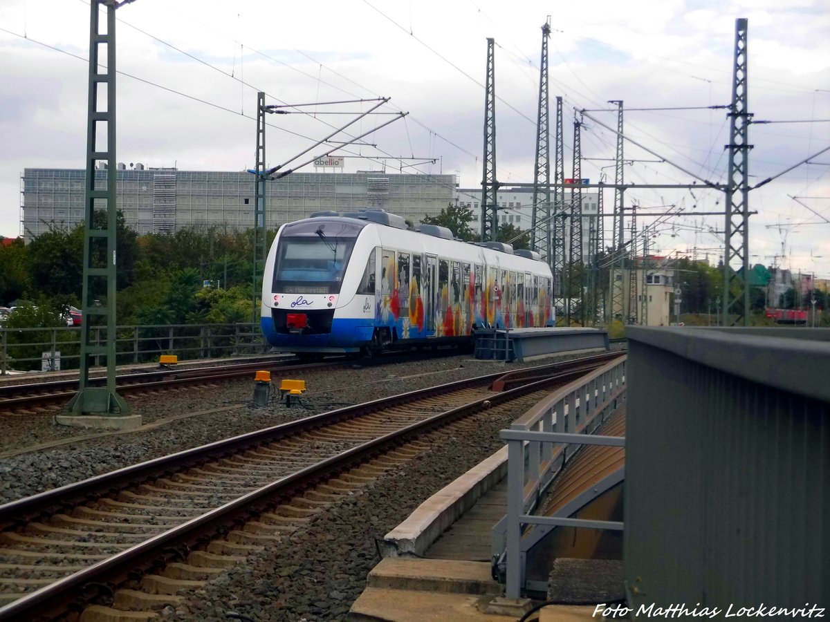 OLA VT 706 verlsst den Bahnhof Halle (Saale) Hbf in Richtung Halberstadt am 29.8.16