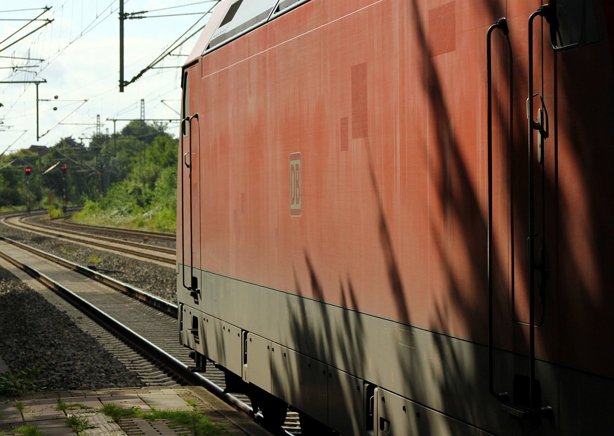 Passte so gerade eben....101 096 in Schleswig 13.08.17