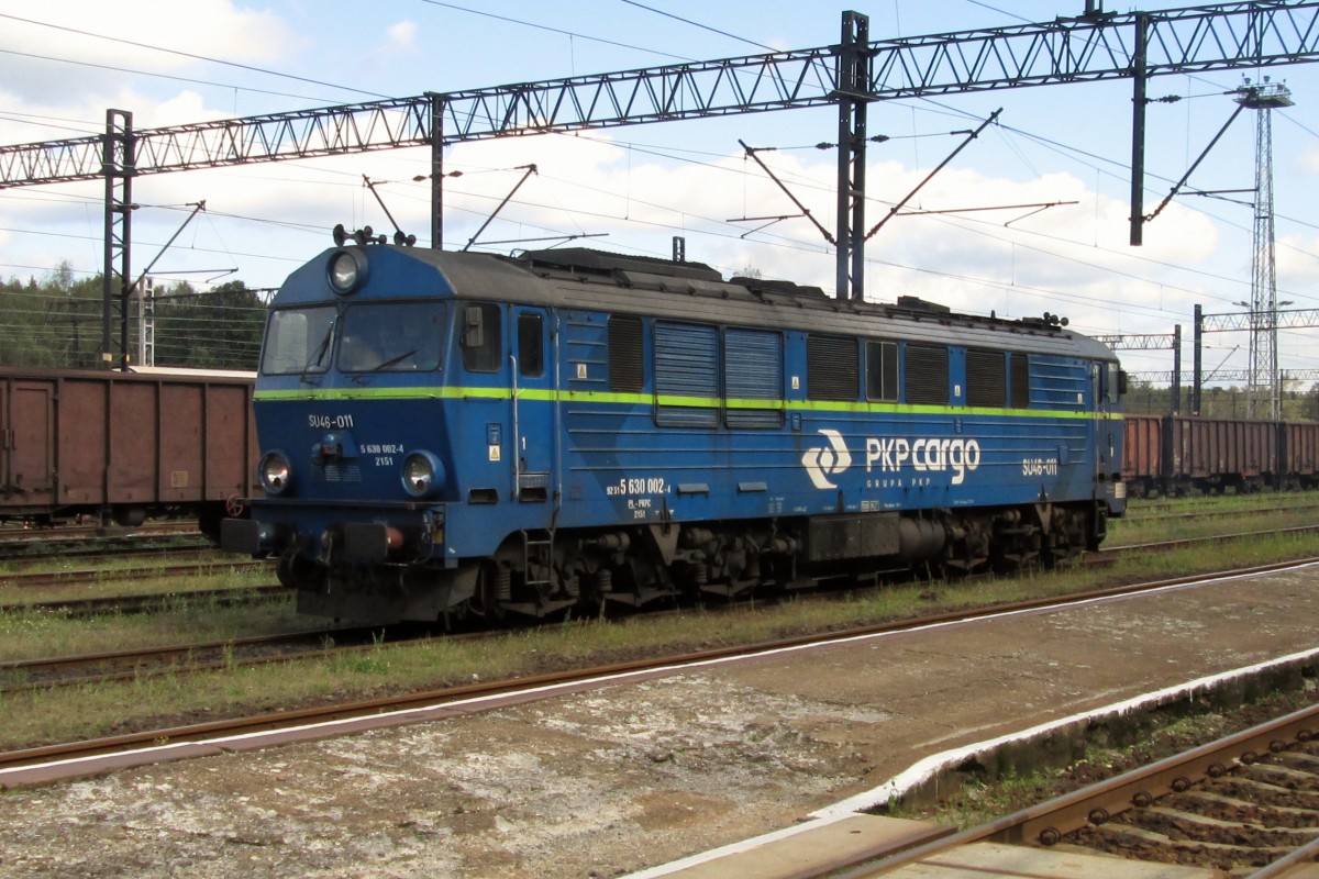 PKP Cargo SU46-011 lauft am 23 September 2014 um in Wegliniec.