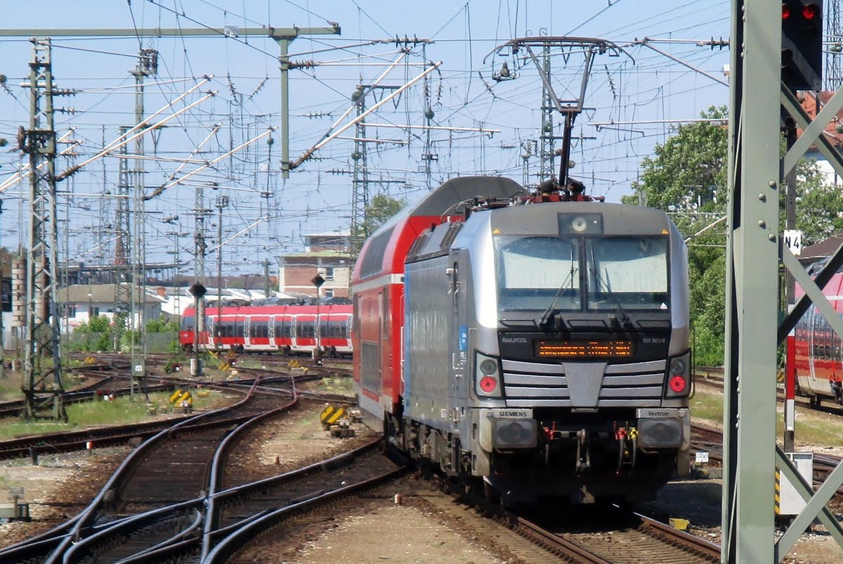 RailPool 193 801 verlsst am 21 Mai 2018 Nrnberg Hbf.