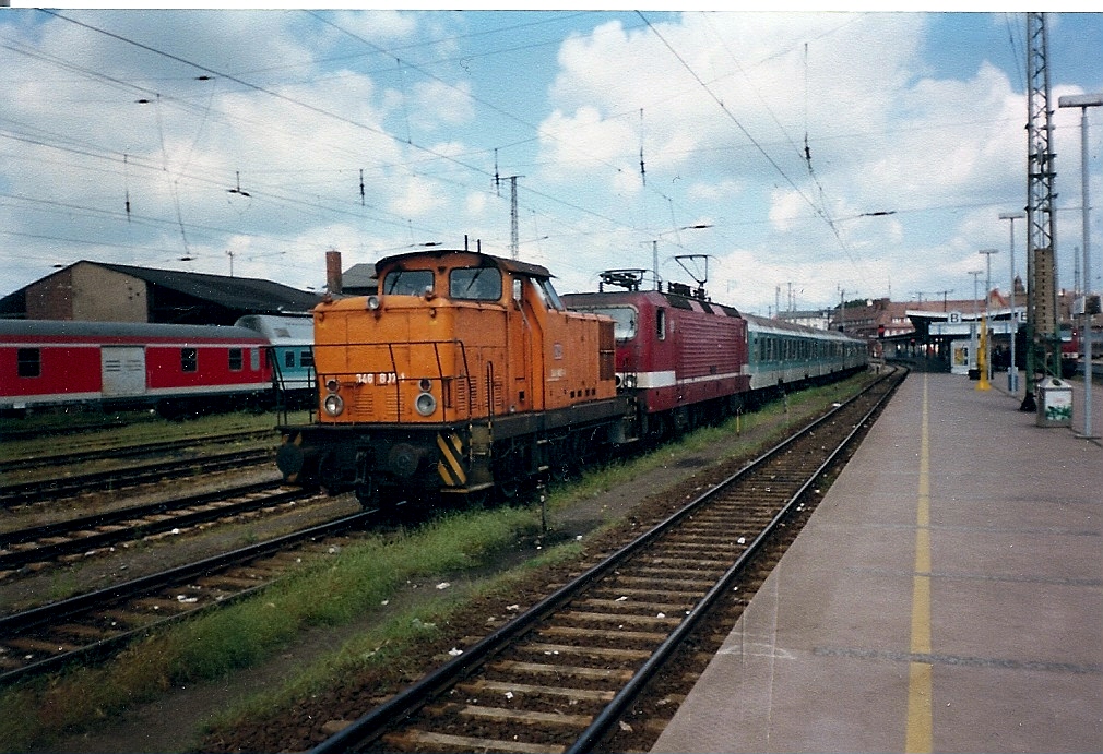Rangierarbeiten in Stralsund.