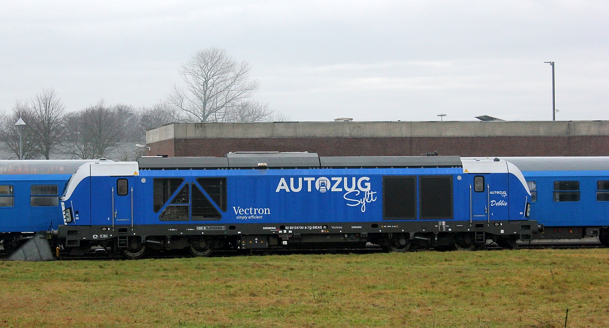 RDCs Flügellahme Debbie abgestellt bei der neg in Niebüll. 24.01.2021