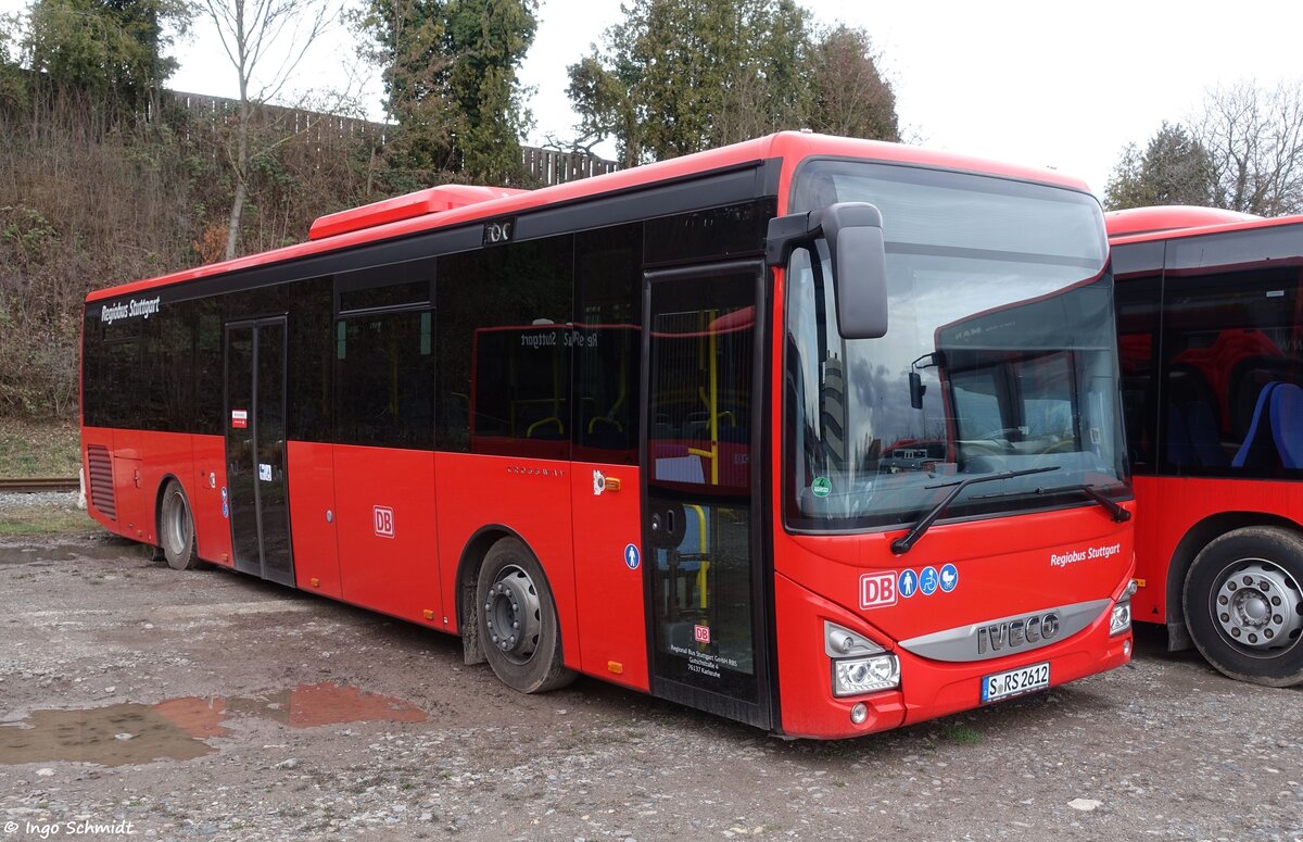 Regional Bus Stuttgart (RBS) | Regiobus Stuttgart | S-RS 2612 | Iveco Crossway LE | 03.03.2019 in Ludwigsburg