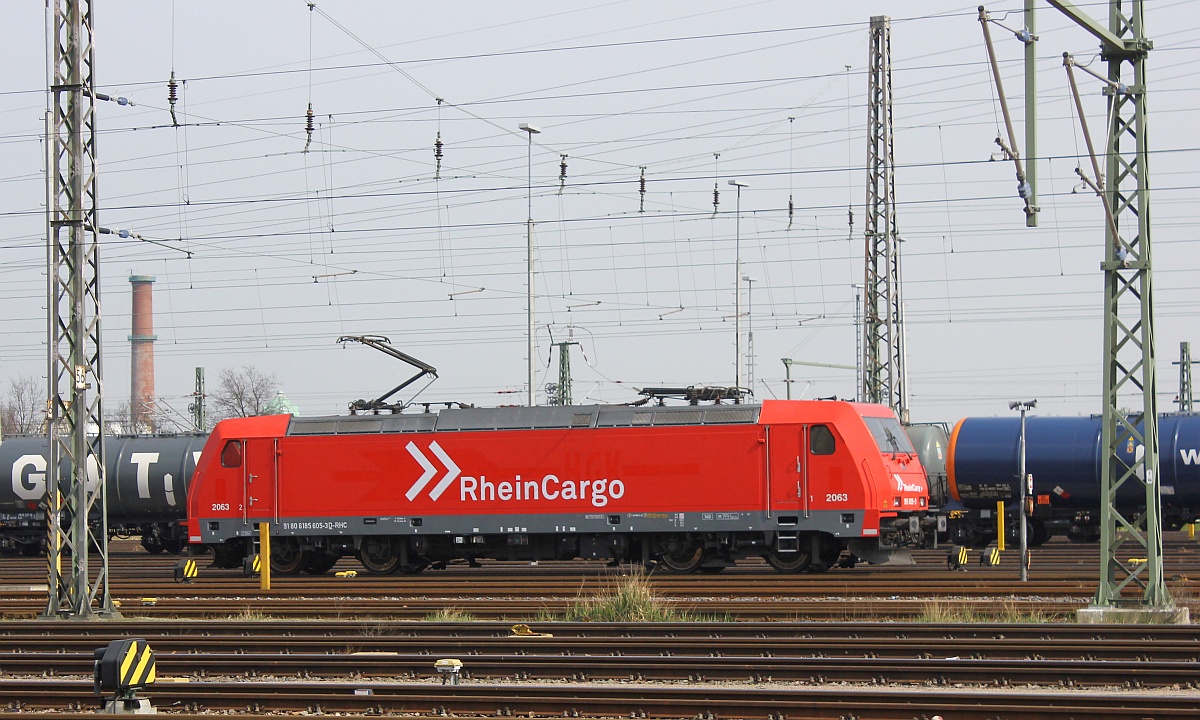 RheinCargo(2063) 6185 605-3 Hohe Schaar 01.04.2017