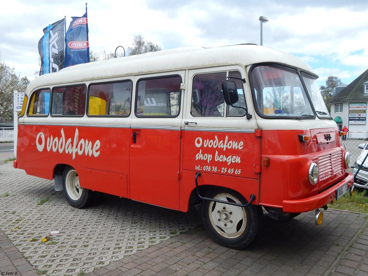 Robur von Vodafone in Binz.