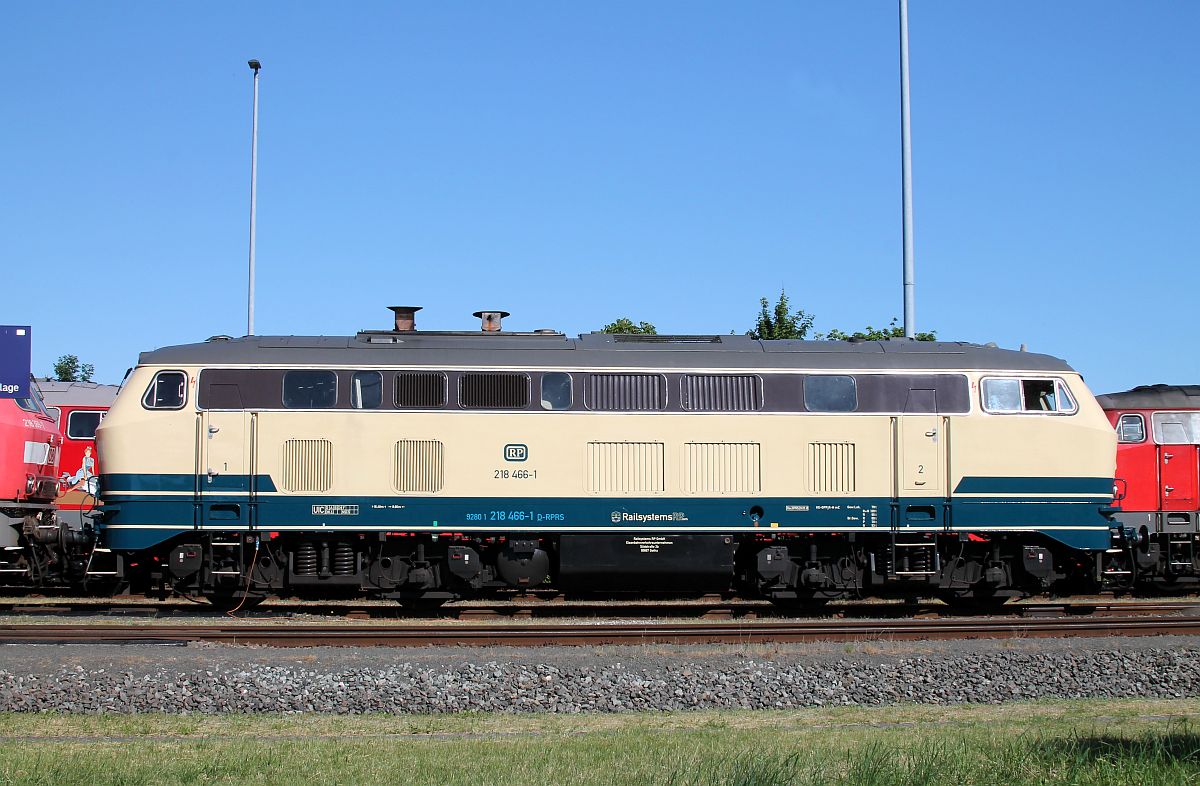 RP 218 466 im Bw Niebüll 15.06.2020