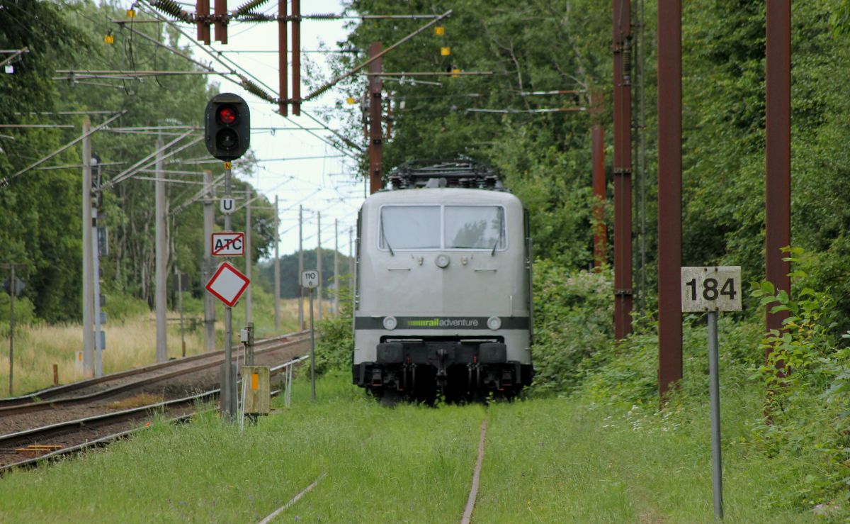 RsilAdventure 111 abgestellt im Bhf Pattburg. 09.07.2019