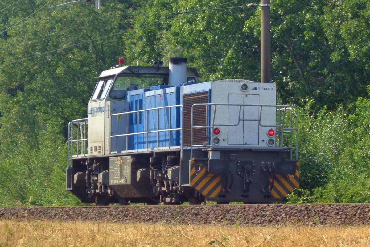 RTB V156 durchfahrt solo am 27 Juli 2018 Tilburg Oude Warande. 