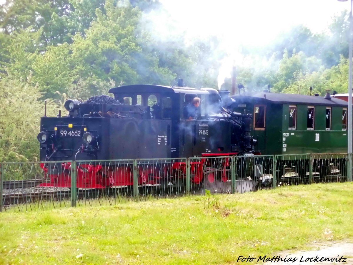 RBB 99 4652 beim rangieren im Putbusser Bahnhof am 21.5.16