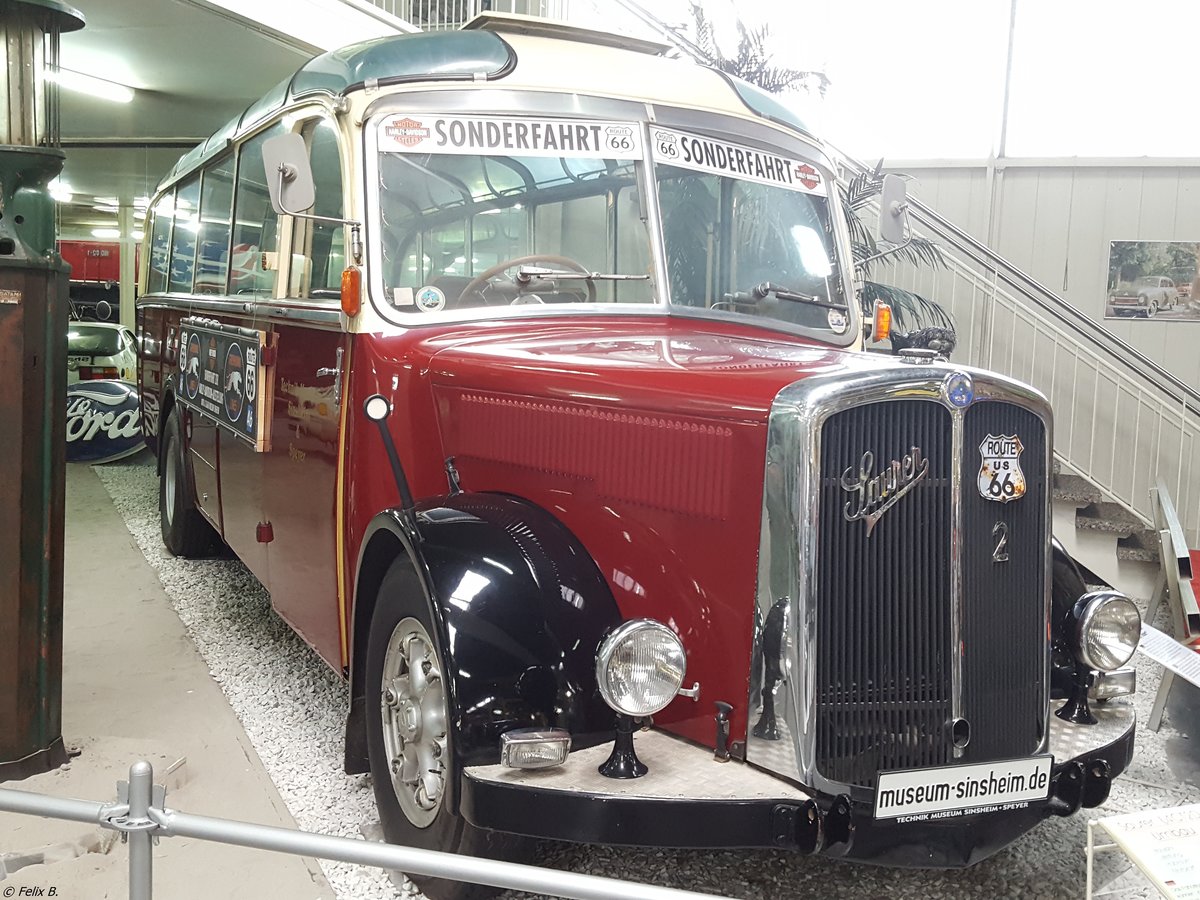 Saurer L4CT2D im Technikmuseum Sinsheim.