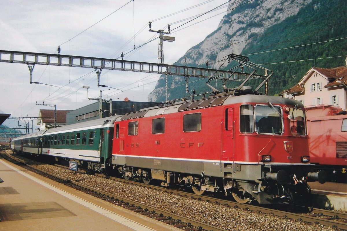 SBB 11144 steht am 15 September 2011 in Erstfeld.