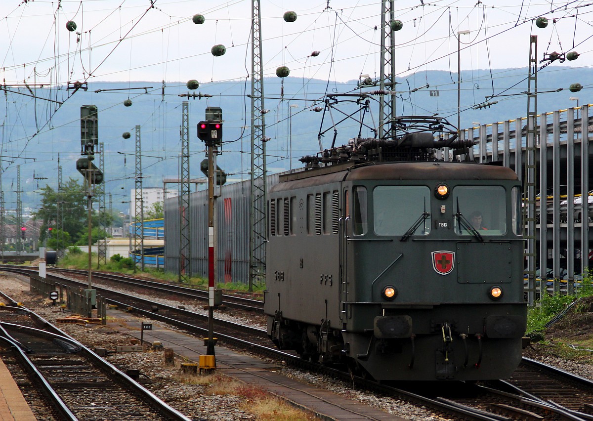 SBB Ae 6/6 11513 Basel bad Bhf 01.06.2012
