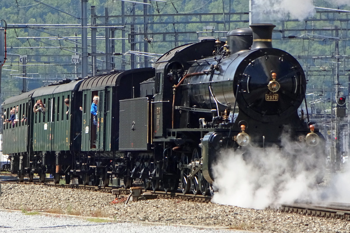 SBB Elefanten 2978 zieht ein Sonderzug aus Brugg AG am 26 Mai 2019. 