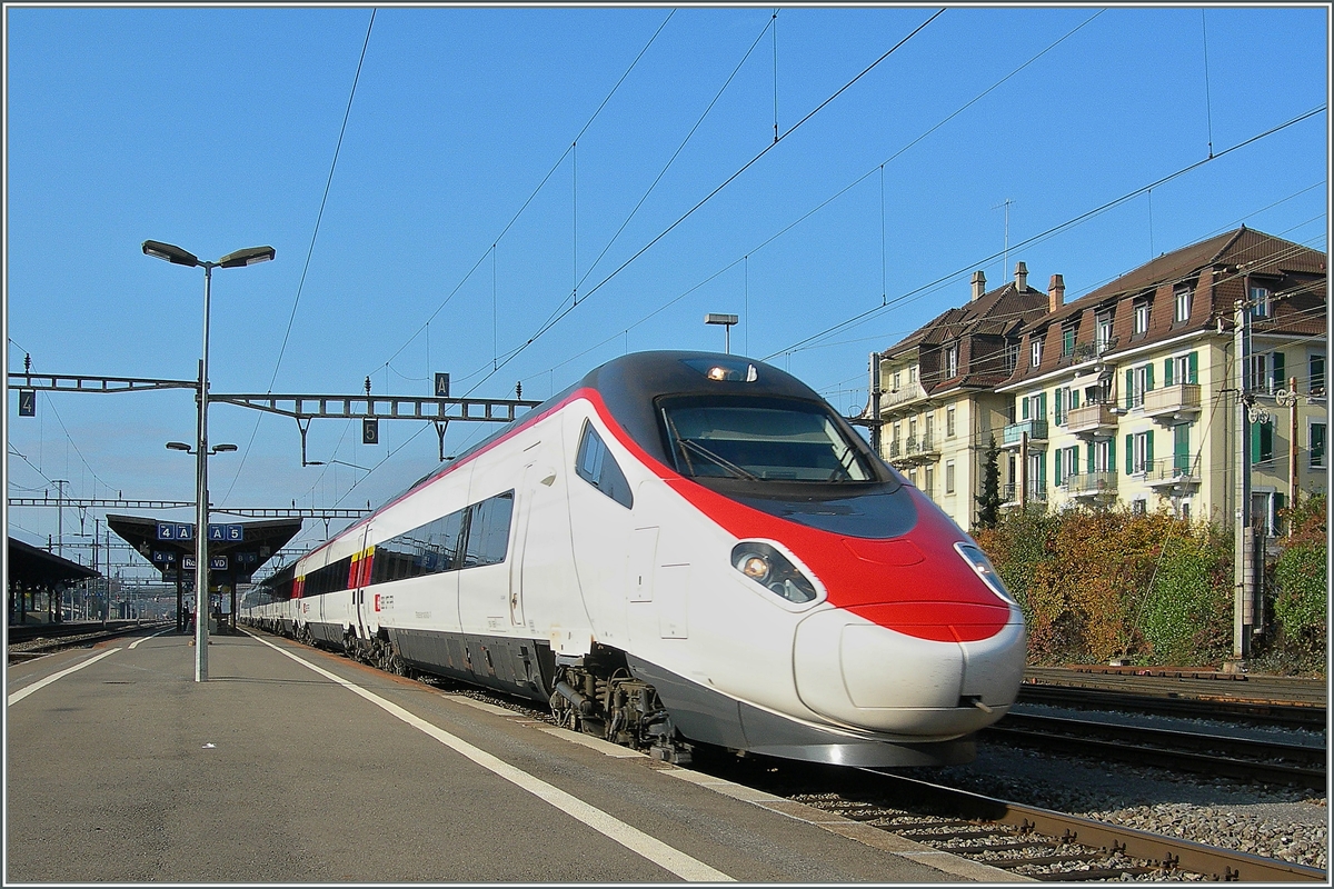 SBB ETR 610 in Renens VD. 
9. Nov. 2011