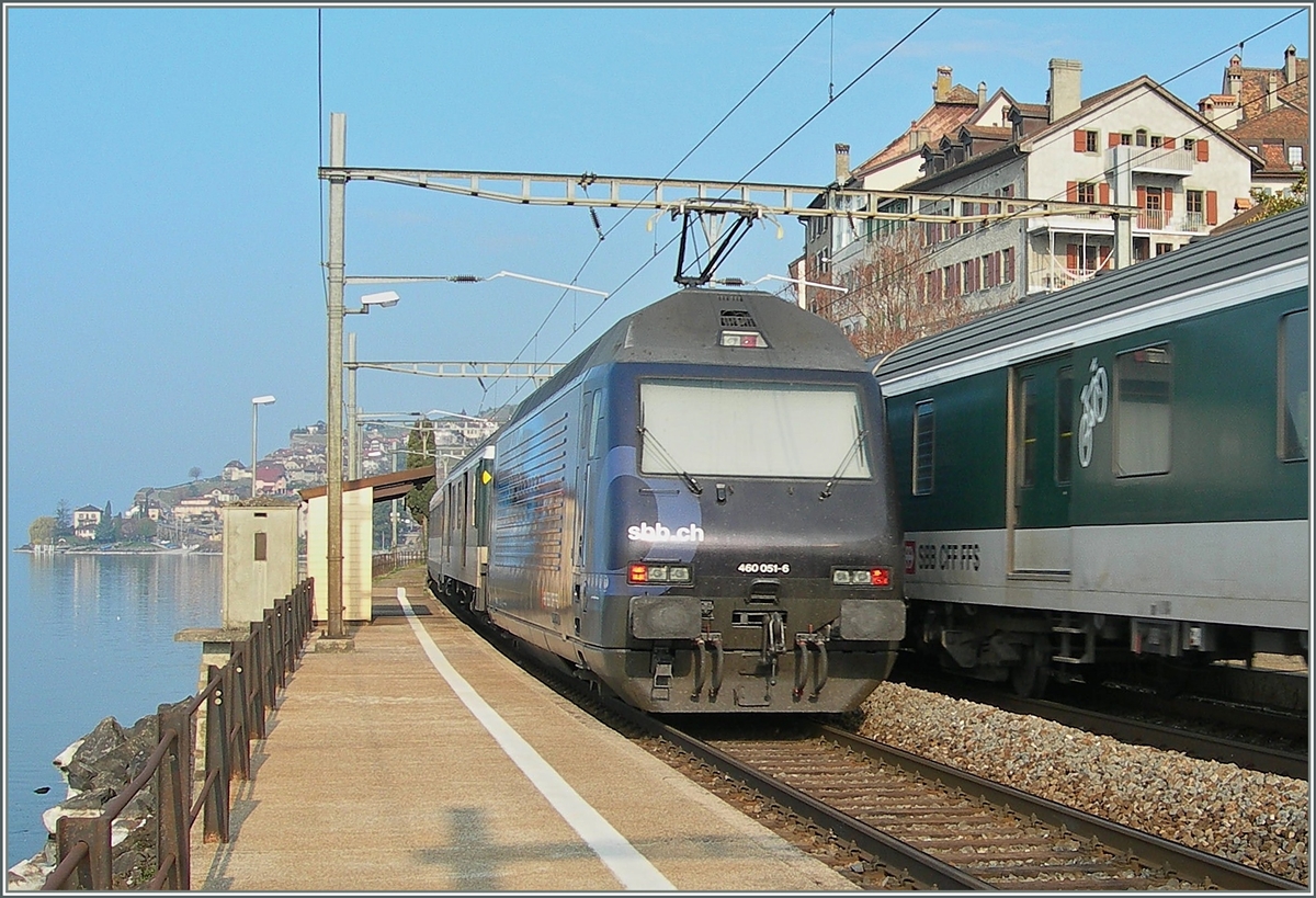 SBB Re 460 051-6 in St-Saphorin.
9. April 207