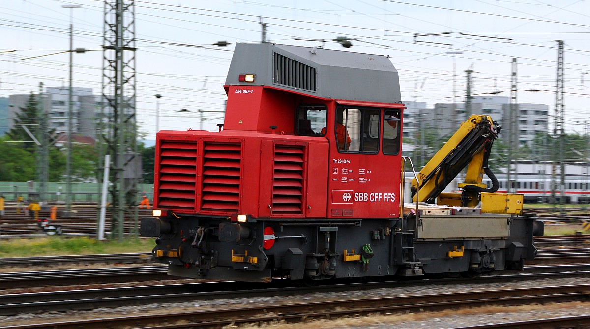 SBB/CFF/FFS Tm 234 067-7 Basel bad Bhf 01.06.2012