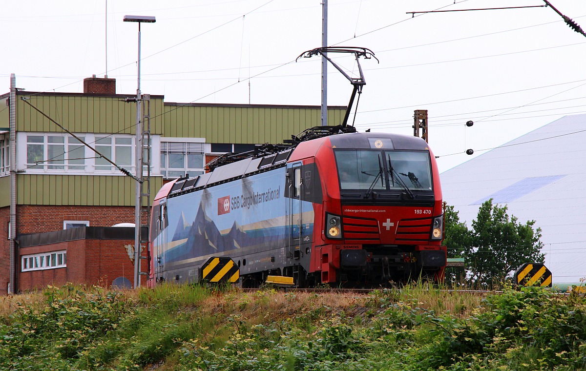 SBBC/SIEAG 193 470-2  Freiburg , REV/Lz/12.02.18 auf Rangierfahrt am Ablaufberg Hohe Schaar 28.05.2022