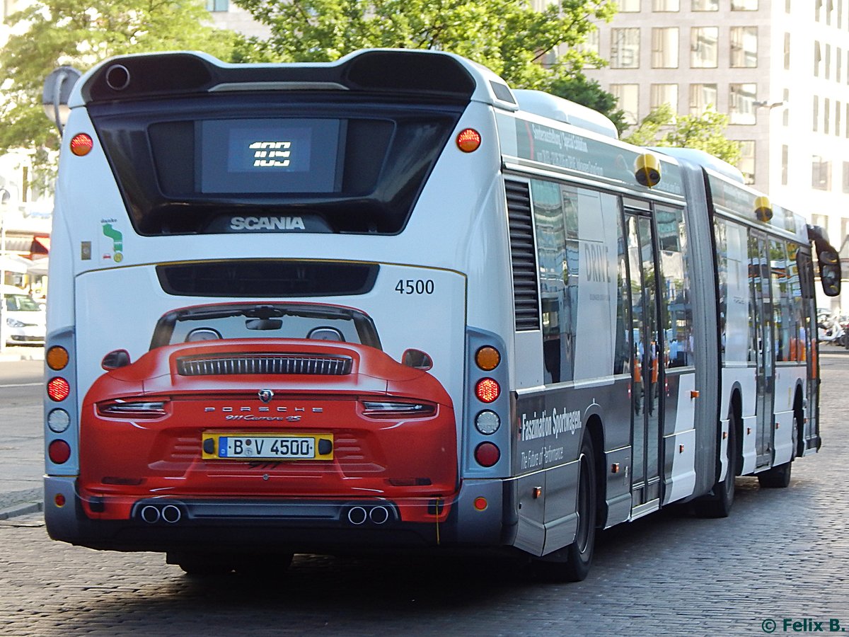 Scania Citywide der BVG in Berlin.