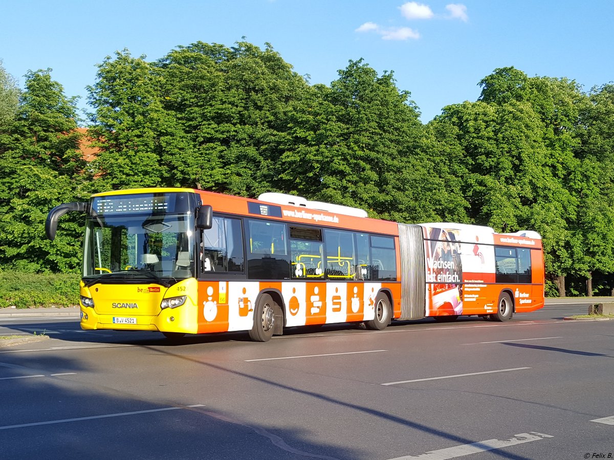 Scania Citywide der BVG in Berlin.