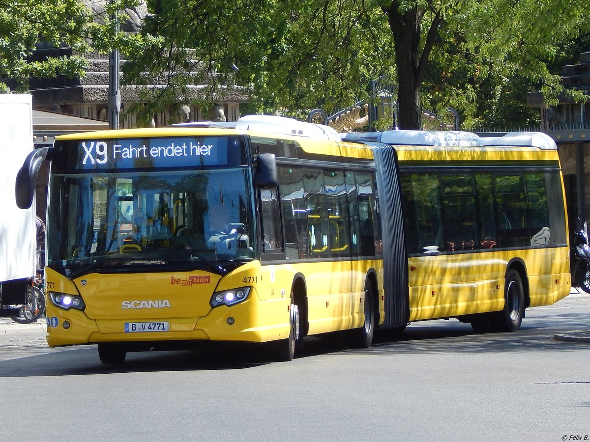 Scania Citywide der BVG in Berlin.