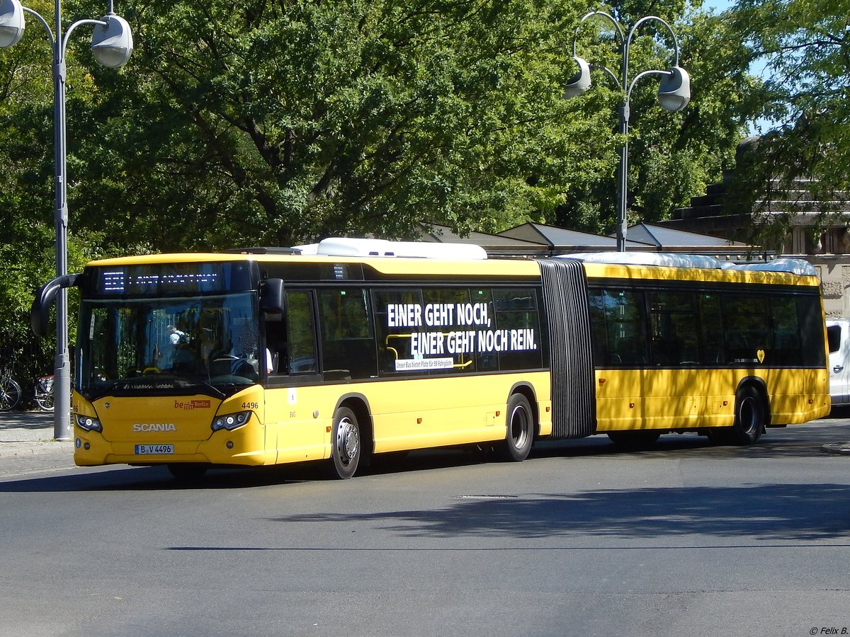 Scania Citywide der BVG in Berlin.